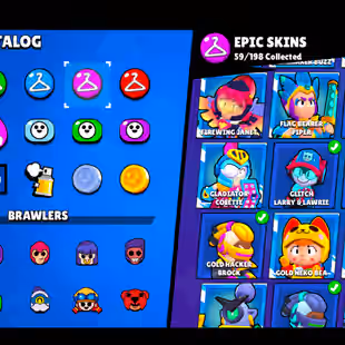 🌟207 SKINS🌟54.300 TROPHY | 88 BRAWLERS | 21 MAX | 11 HYPERCHARGED | INSTANT DELIVERY | FULL ACCESS - Image 45