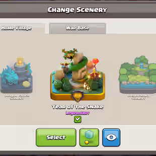 SNAKE SCENERY TH 17 FULLY MAX-XP 262-NOTHING LEFT-[ 9 EPIC EQUIPMENT MAX]-HERO 100-100-90-75-50-LEGENDARY SKINS-BEST - Image 8