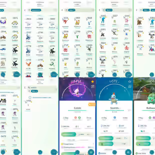 🎯428 SHINY  | 251 LEGENDARY | LVL 44 OG ACCT (2020) 💯| 7.5M STARDUST  | 2x AE SHINY DIALGA & PALKIA  | GALARIAN INSTAN - Image 3