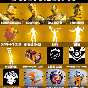 PC | STACKED ACCOUNT | 111 Skins | ONLY ONE LEFT | Gold Meowscles | Harbinger Omegarok | Spectra Knight | 250 VB - Image 3