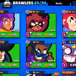 🔥[ 49X BRAWLERS - 17000 TROPHY ]🔥 RAREST ONE || 40X CUTE SKINS || LOWEST PRICE || FAST DELIVERY - Image 3