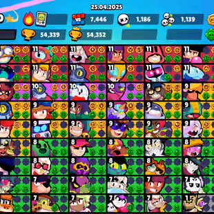 🌟207 SKINS🌟54.300 TROPHY | 88 BRAWLERS | 21 MAX | 11 HYPERCHARGED | INSTANT DELIVERY | FULL ACCESS - Image 2