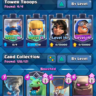 🔥[ 39X CARDS MAX - 17X EVULSION ]🔥 RAREST ONE || 5 ELITE CARDS || 55X EMOTES RARE || LEVEL 53 || TROPHY: 7300 || KT:15 - Image 2