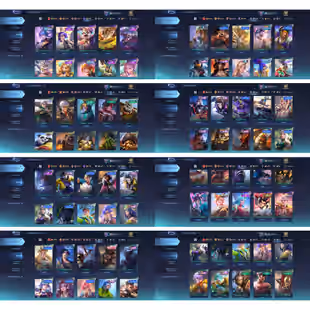 MOONTON | LV 115 | ⭐MAGIC CHEST LEGEND BACKGROUND⭐ | EPIC RECALL F. CROWN | WR 55 PERCENT | HERO 121 | SKIN 245 | BP 11K - Image 5