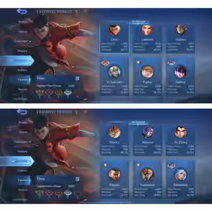 MOONTON | LV 115 | ⭐MAGIC CHEST LEGEND BACKGROUND⭐ | EPIC RECALL F. CROWN | WR 55 PERCENT | HERO 121 | SKIN 245 | BP 11K - Image 4