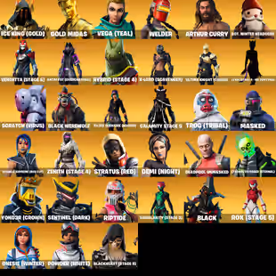 [PC/PSN/XBOX/Nintendo] 87 skins | OG STW | Galaxy | Travis Scott | Glow | Astro Jack | Gold Midas | Cactus Jack | Galact - Image 6