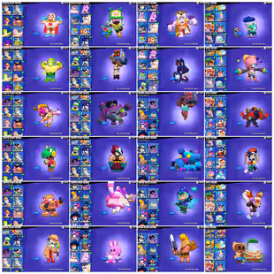 🔥560 GEMS 🔥 72K TROPHY | 55K BLING | 15 TITLE | 93 BRAWLER | 57 MAXED | 36 HYPERCHARGED | 216 SKIN | INSTANT DELIVERY - Image 8
