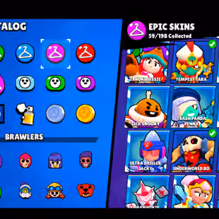 🌟207 SKINS🌟54.300 TROPHY | 88 BRAWLERS | 21 MAX | 11 HYPERCHARGED | INSTANT DELIVERY | FULL ACCESS - Image 55