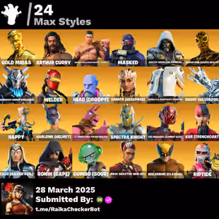 70 SKINS | GLOD MIDS | 800 VB - Image 7