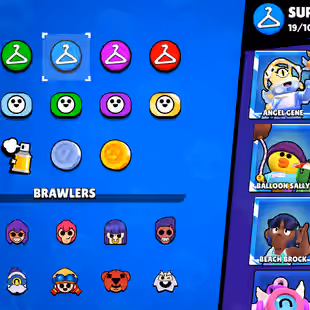 🔥[ 71X BRAWLERS - 10X MAX BRAWLERS ]🔥 TROPHY: 33000 || 58X CUTE AND RARE SKINS || FASTEST DELIVERY - Image 17