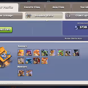 SNAKE SCENERY TH 17 FULLY MAX-XP 262-NOTHING LEFT-[ 9 EPIC EQUIPMENT MAX]-HERO 100-100-90-75-50-LEGENDARY SKINS-BEST - Image 18