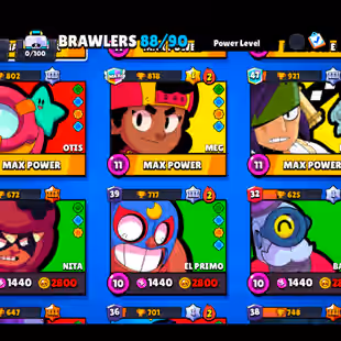 🌟207 SKINS🌟54.300 TROPHY | 88 BRAWLERS | 21 MAX | 11 HYPERCHARGED | INSTANT DELIVERY | FULL ACCESS - Image 8
