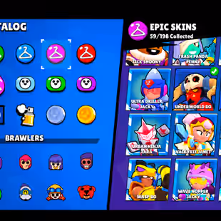 🌟207 SKINS🌟54.300 TROPHY | 88 BRAWLERS | 21 MAX | 11 HYPERCHARGED | INSTANT DELIVERY | FULL ACCESS - Image 56