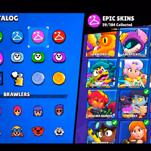🌟189 SKINS🌟50.600 TROPHY | 88 BRAWLERS | 21 MAX | 11 HYPERCHARGED | INSTANT DELIVERY | FULL ACCESS - Image 39