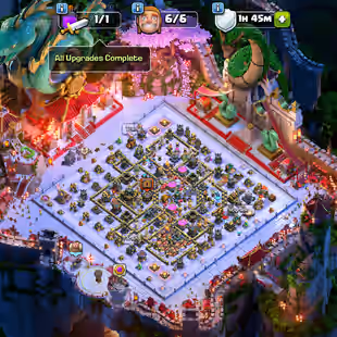 SNAKE SCENERY TH 17 FULLY MAX-XP 262-NOTHING LEFT-[ 9 EPIC EQUIPMENT MAX]-HERO 100-100-90-75-50-LEGENDARY SKINS-BEST - Image 2