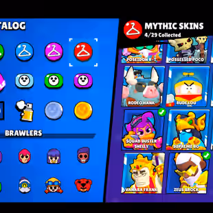 🌟207 SKINS🌟54.300 TROPHY | 88 BRAWLERS | 21 MAX | 11 HYPERCHARGED | INSTANT DELIVERY | FULL ACCESS - Image 34