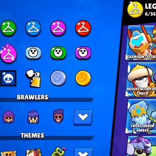 🔥[ 62X MAX BRAWLER - 39X HYPERCHARGED ] 🔥 TROPHY : 760000 || 91X BRAWLER UNLOCK || 268X SKIKS || MANY UNIQE AND RARE - Image 10