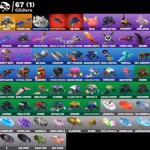 87 SKINS | Black Knight | Floss | The Reaper | Sparkile Specialist | Blue Squire | Royale Knight | Elite Agent | Mako - Image 6