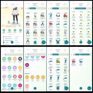 508 SHINY 🔥 LEVEL 45 💎 65 LOCATION BG []  SHINY GMAX LAPRAS [] 36 DMAX [] 27 GMAX [] 7 SHINY COSTUME - Image 1