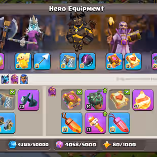 6060 WAR STAR | TH 17 FULL MAX [ NOTHING LEFT ] 5X HERO MAX | 1330 MEDEL | 12 HIGH EPIC EQUIPMENT [ 10-MAX TYP ] NC-500 - Image 12