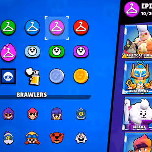 🔥[ 60X BRAWLERS - 7X MAX BRAWLERS ] 🔥 TROPHY: 18000 || 40X CUTE AND SOME RAREST SKINS || FAST DELIVERY - Image 15
