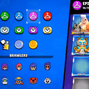 🔥[ 71X BRAWLERS - 10X MAX BRAWLERS ]🔥 TROPHY: 33000 || 58X CUTE AND RARE SKINS || FASTEST DELIVERY - Image 18