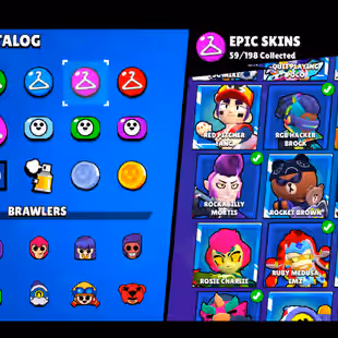 🌟207 SKINS🌟54.300 TROPHY | 88 BRAWLERS | 21 MAX | 11 HYPERCHARGED | INSTANT DELIVERY | FULL ACCESS - Image 51