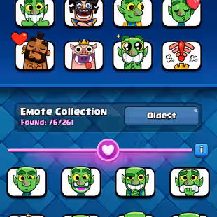 🔥[ 29X CARDS MAX - 13X EVULOSION ]🔥 6X ELITE CARDS || 76X EMOTES [RARE ] || LEVEL : 53 || TROPHY: 8000 | FAST DELIVERY - Image 10