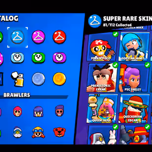 🌟207 SKINS🌟54.300 TROPHY | 88 BRAWLERS | 21 MAX | 11 HYPERCHARGED | INSTANT DELIVERY | FULL ACCESS - Image 27