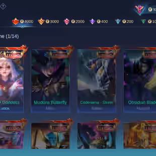 🔥 Moonton Account🔥 || Level 74 || Lunox Legend || 128 Heroes || 315 Skins || Prime Yu Zhong || Many Rare Skins - Image 4
