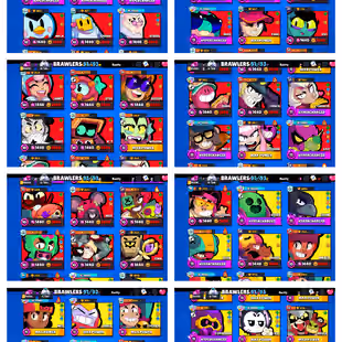 🔥[ 62X MAX BRAWLER - 39X HYPERCHARGED ] 🔥 TROPHY : 760000 || 91X BRAWLER UNLOCK || 268X SKIKS || MANY UNIQE AND RARE - Image 3