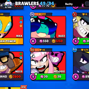 🔥[ 49X BRAWLERS - 17000 TROPHY ]🔥 RAREST ONE || 40X CUTE SKINS || LOWEST PRICE || FAST DELIVERY - Image 10