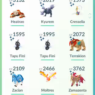 317 SHINY 💎 LEVEL 41 💎 70 LOCATION BG [] SHINY GMAX TOXTRICITY [] 35 DMAX [] 166 LEGENDARY [] 7 SHINY COSTUME - Image 4