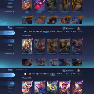 59 HEROES | 74 SKINS | SEASONED COLLECTOR I | 2 GRAND | 1 EXQUISITE | 11 DELUXE | 9 EXCEPTIONAL | 49 COMMON | INSTANT DE - Image 2