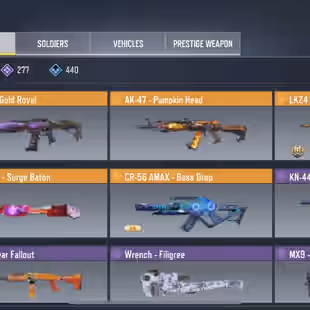 💎 LEVEL 359 💎 LEGENDARY 5 [] EPIC GUN 277 [] GUN COLLECTION 722 [] EPIC SOLDIERS 137 [] VEHICLES 157 - Image 3
