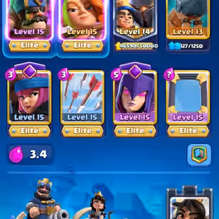 🔥KT15 XP55🔥 | 51 CARDS MAX 8 ELITE | 13 EVOLOTIONS | 58 EMOTES | 2053 GEMS | 10 K TROPHIES | INSTANT DELIVERY - Image 4
