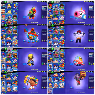 🔥VANARA FRFRAN🔥JOCK STU | 80K TROPHY | 12K BLING | 90 BRAWLER | 77 MAXED | 31 HYPERCHARG | 224 SKIN | INSTANT DELIVERY - Image 13
