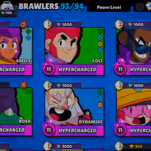 🌟201 SKINS🌟72.400 TROPHY | 93 BRAWLERS | 25 MAX | 14 HYPERCHARGED | INSTANT DELIVERY | FULL ACCESS - Image 6