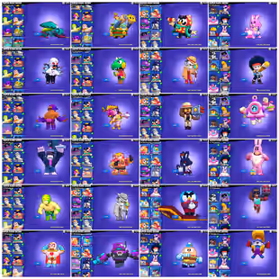 🔥VANARA FRFRAN🔥JOCK STU | 80K TROPHY | 12K BLING | 90 BRAWLER | 77 MAXED | 31 HYPERCHARG | 224 SKIN | INSTANT DELIVERY - Image 9