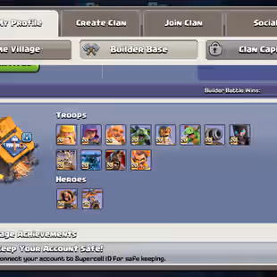 🌟TH 17 NEAR MAX🌟 | 4X HEROES MAX | ALMOST MAX DEF | BLACKSMITH MAX 3 EPIC MAX | NC FREE | XP 234 | MAX BUILDER BASE - Image 11