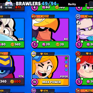 🔥[ 49X BRAWLERS - 17000 TROPHY ]🔥 RAREST ONE || 40X CUTE SKINS || LOWEST PRICE || FAST DELIVERY - Image 6