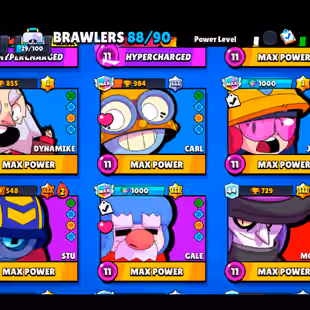 🌟189 SKINS🌟50.600 TROPHY | 88 BRAWLERS | 21 MAX | 11 HYPERCHARGED | INSTANT DELIVERY | FULL ACCESS - Image 8