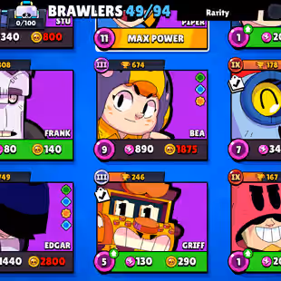🔥[ 49X BRAWLERS - 17000 TROPHY ]🔥 RAREST ONE || 40X CUTE SKINS || LOWEST PRICE || FAST DELIVERY - Image 7
