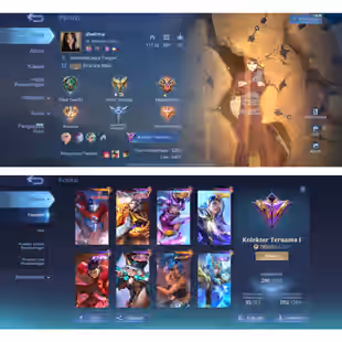 MOONTON | LV 106 | 🔥WR 57 PERCENT🔥 | EPIC RECALL SEAL OF ANVIELS CRAWLS - CC WAN WAN | HERO 126 | SKIN 296 | BP 194K - Image 1