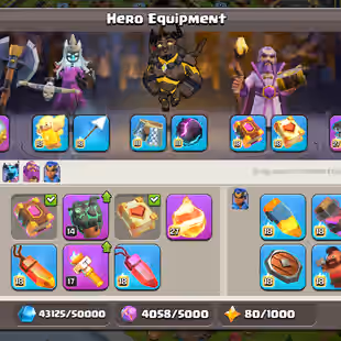 6060 WAR STAR | TH 17 FULL MAX [ NOTHING LEFT ] 5X HERO MAX | 1330 MEDEL | 12 HIGH EPIC EQUIPMENT [ 10-MAX TYP ] NC-500 - Image 13