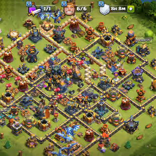 🌟TH 17 NEAR MAX🌟 | 4X HEROES MAX | ALMOST MAX DEF | BLACKSMITH MAX 3 EPIC MAX | NC FREE | XP 234 | MAX BUILDER BASE - Image 1
