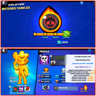 552 Skins  | Trophy Titan | Almost Alien Fame | Prestige 2 | 11 R35 Brawlers | Instant Delivery | 11 11 PINo - Image 2