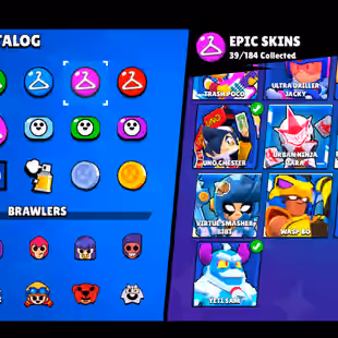 🌟189 SKINS🌟50.600 TROPHY | 88 BRAWLERS | 21 MAX | 11 HYPERCHARGED | INSTANT DELIVERY | FULL ACCESS - Image 48