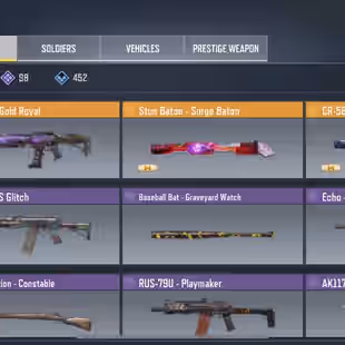 LEVEL 292 💎 3 LEGENDARY SKIN 💎 98 EPIC | 452 WEAPON  | 71 SOLDIER | 188 VEHICLE | CHEAP - Image 3