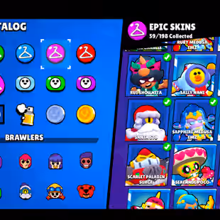 🌟207 SKINS🌟54.300 TROPHY | 88 BRAWLERS | 21 MAX | 11 HYPERCHARGED | INSTANT DELIVERY | FULL ACCESS - Image 52